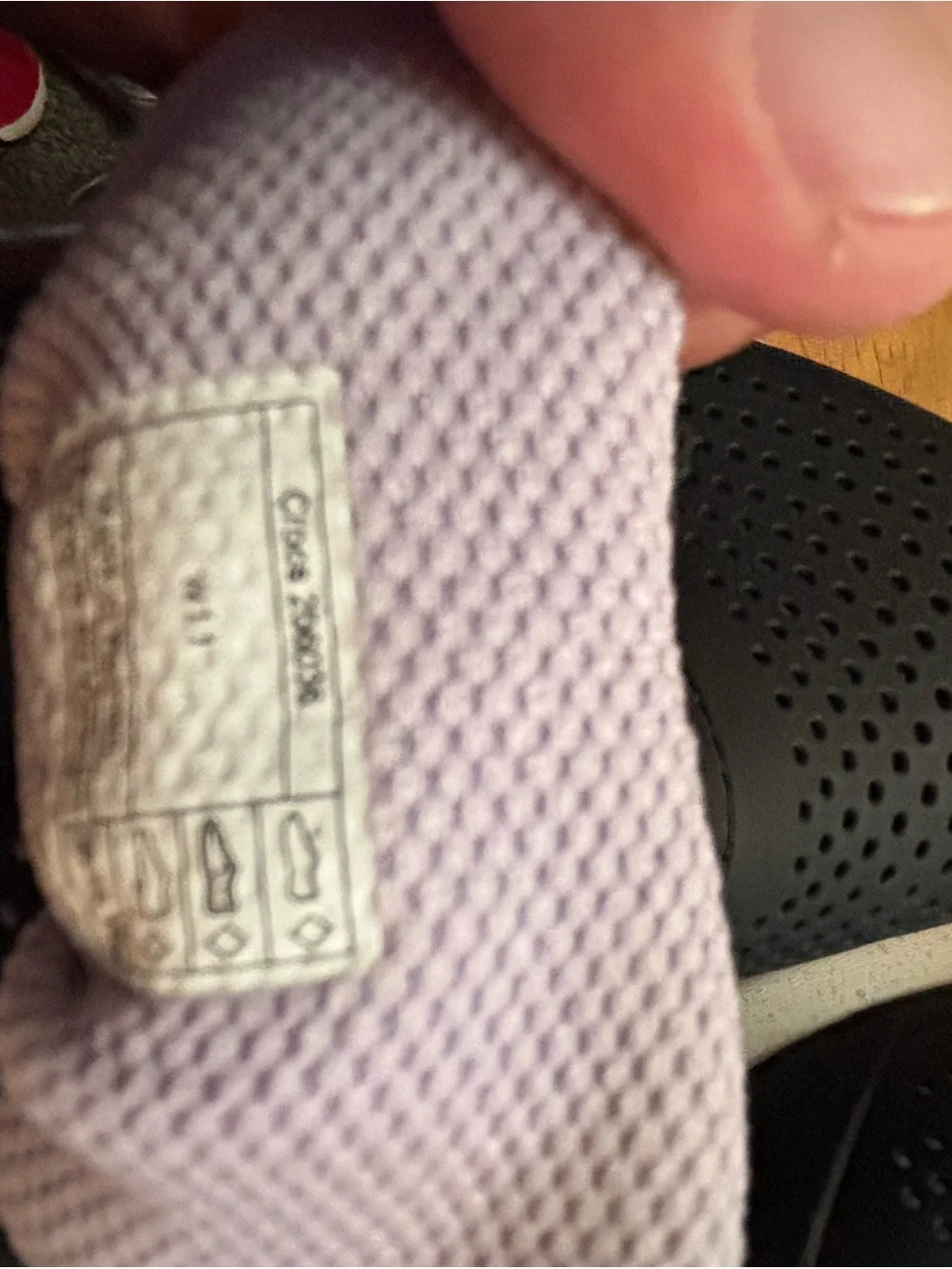 Crocs Women's Black and Lilac LiteRide Sport Sneaker